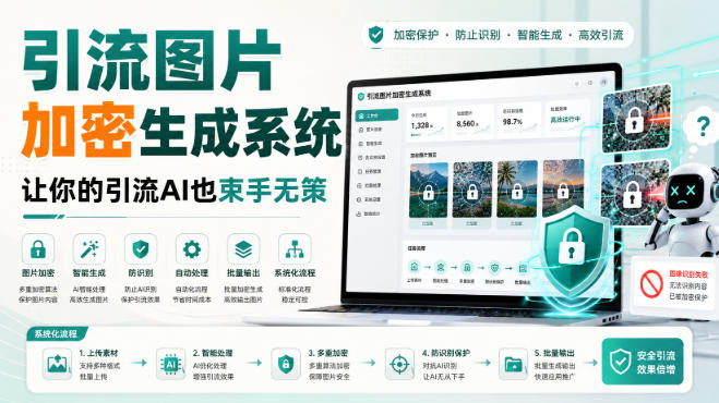 引流图片加密生成系统,让你的引流AI也束手无策-勇哥博客